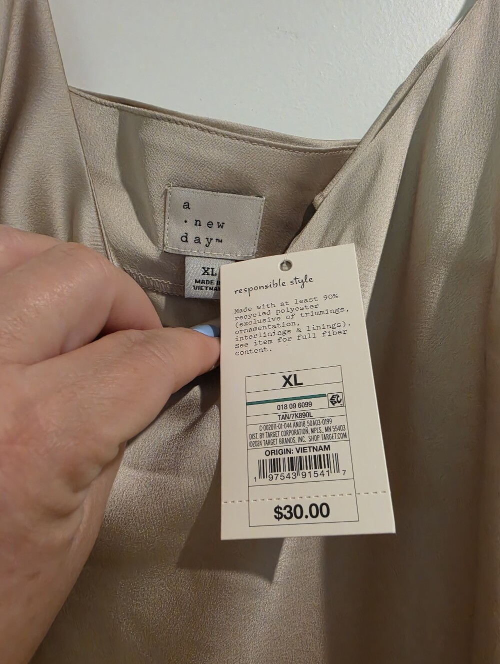 NWT A New Day Silky Dress - Picture 2 of 3